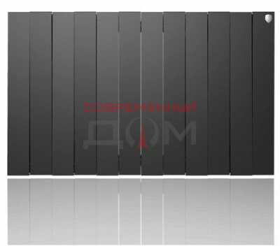 Радиатор ROYAL THERMO PianoForte 500/Noir Sable -12 секц. ЧЕРН.